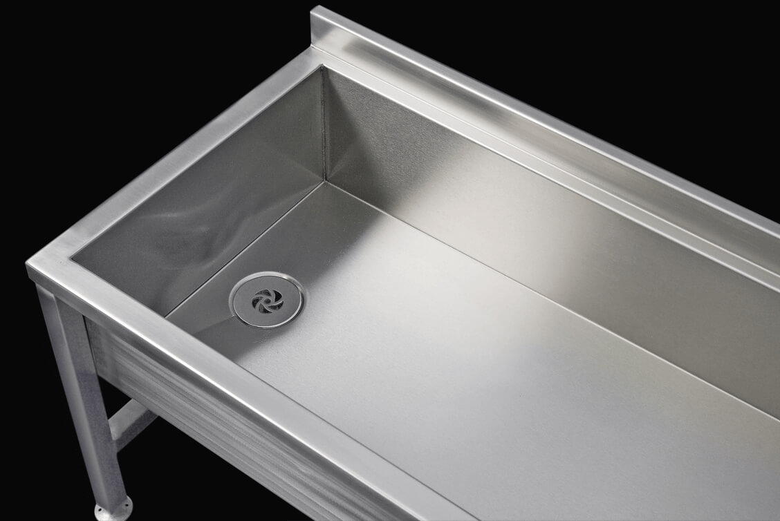 Bespoke Stainless Worktop Design