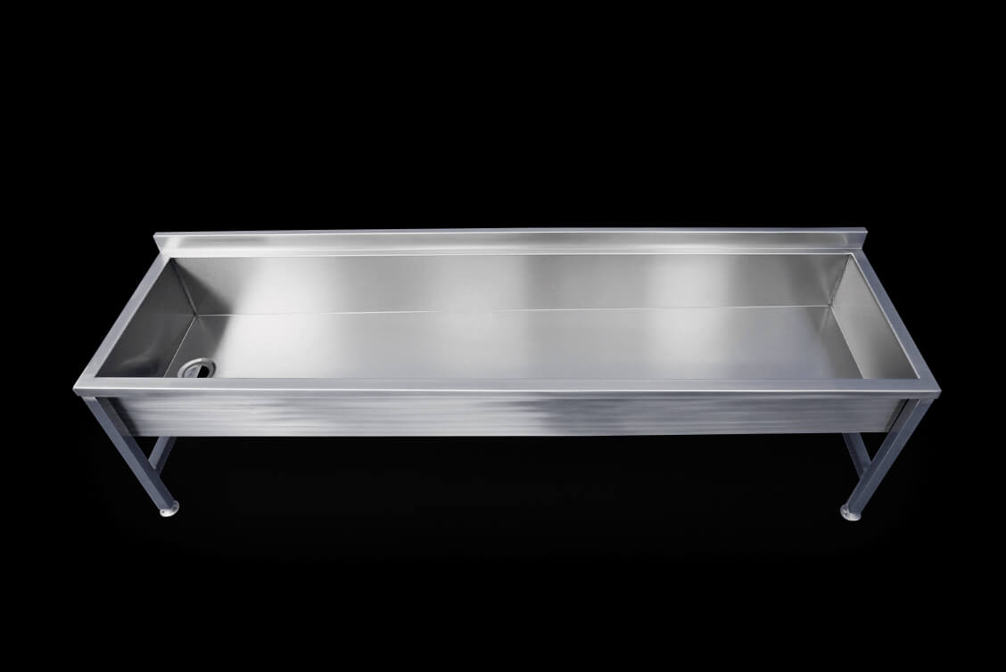 Durable stainless worktop
