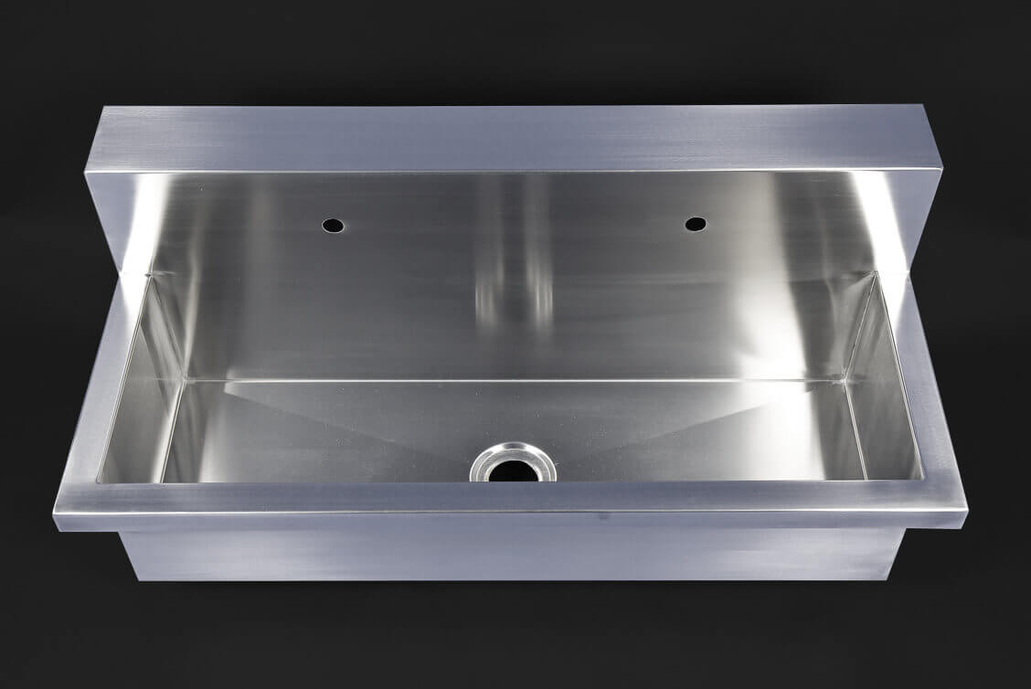 Durable stainless worktop