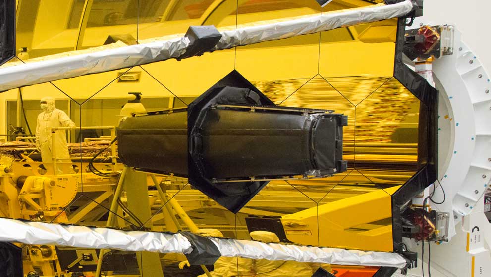 Stainless steel and the largest mirror ever to be launched into space