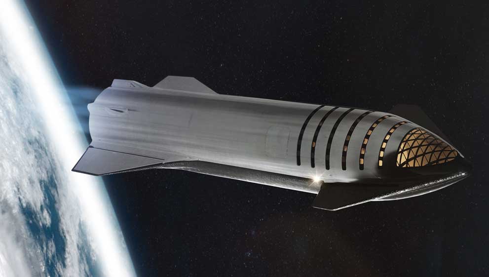 The Stainless Steel Mars rocket that sweats to stay cool!