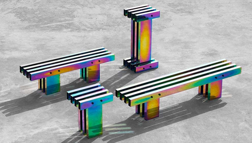 WOW! Psychedelic Stainless Steel Furniture by Adorn Buzao