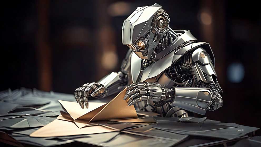 The New Stainless Steel Folding Origami Robot