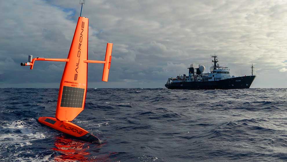 Robo Stainless Steel Sea Drone roams the oceans for DNA and Climate Change