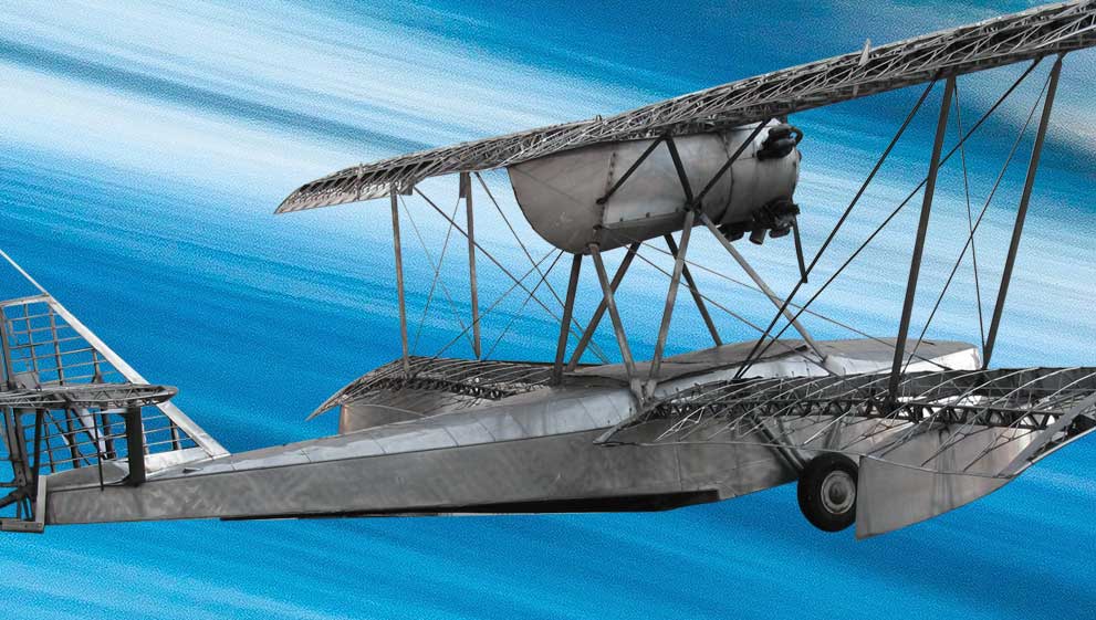 The worlds first stainless steel flying boat!