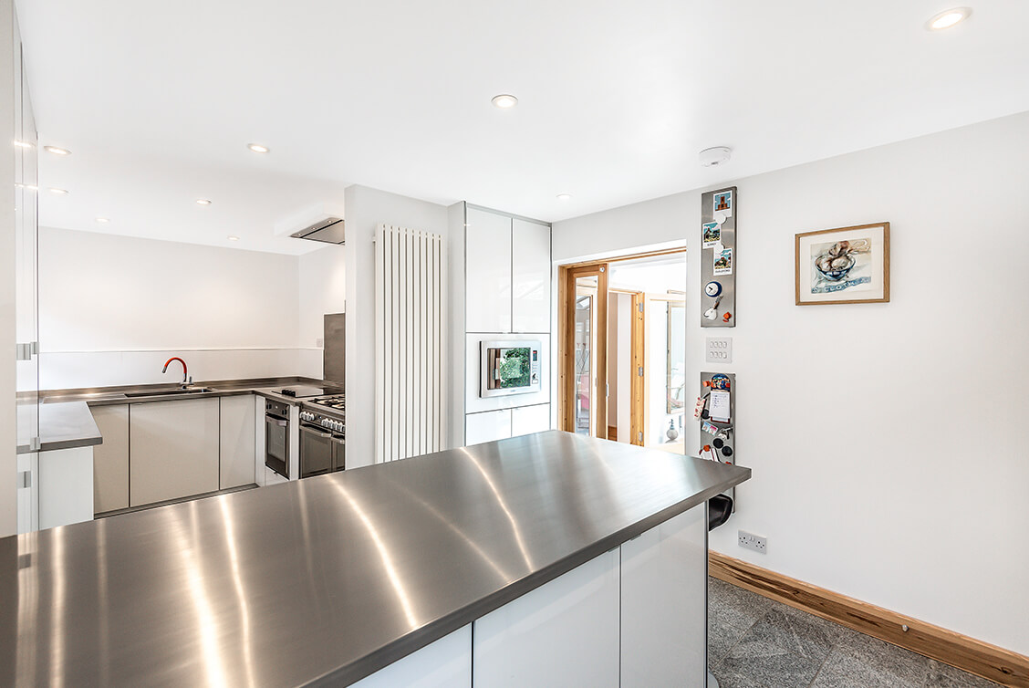Stainless steel worktop durability
