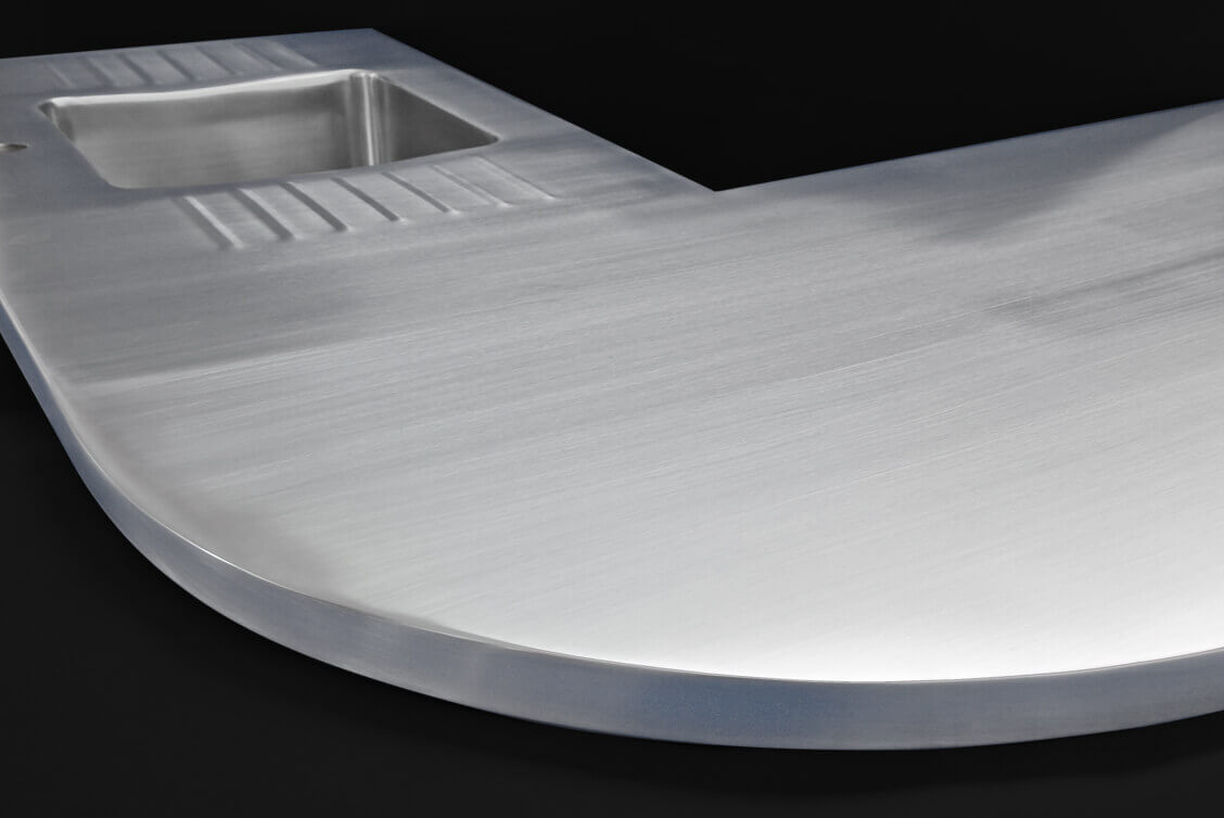 Bespoke Stainless Worktop Design